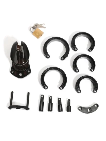 Chastity Cage Short Black - Kyskhetsbur 0