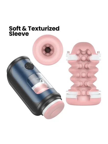 Tenkro Masturbator With Thrusting & Heat - Masturbator med motor 0