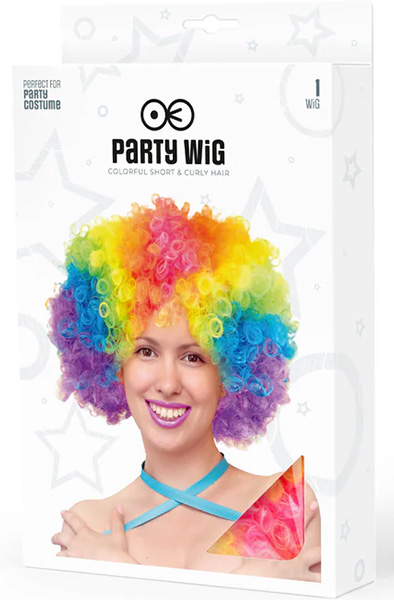 Party Wig Afro Colored Hair - Peruk 0