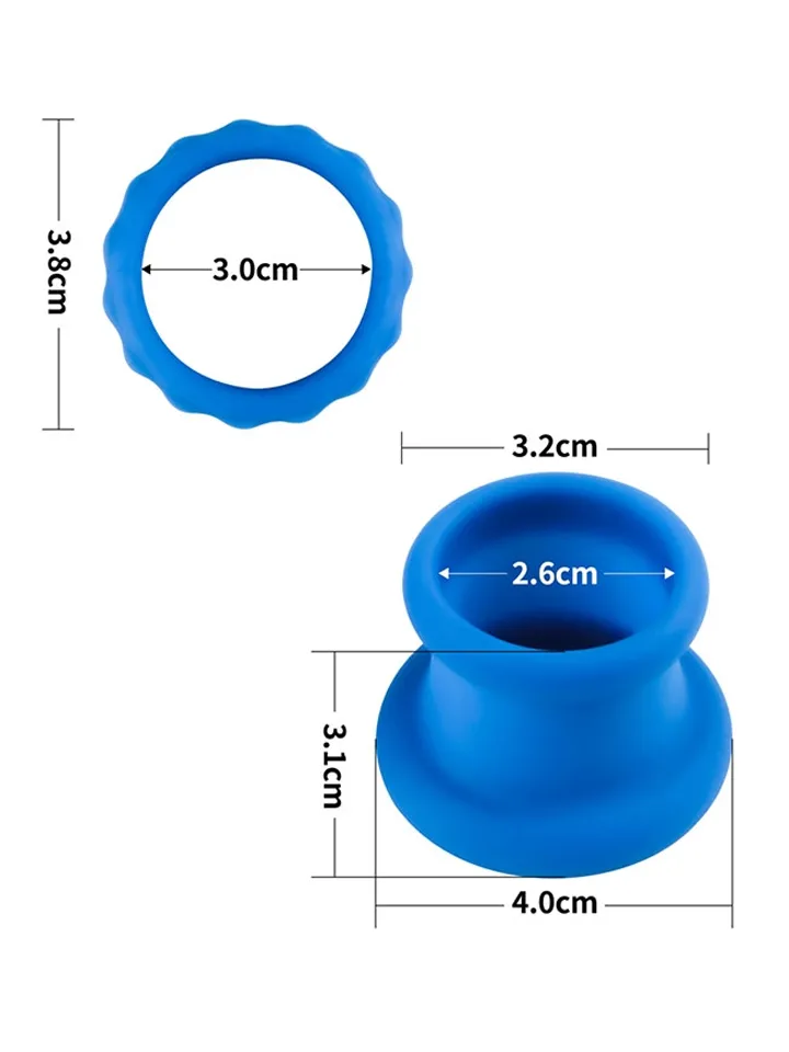 Pinnacle Pro Twin Flex Stretcher Double Penis Ring - Penis & pungring 0