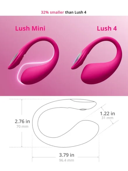 Lovense Lush Mini - Appstyrd vibrator 0