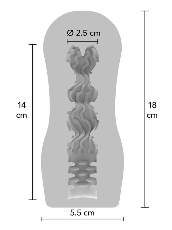 ToyJoy Clear Wave Vacuum Stroker - Stroker 0