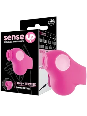 Thumping Rechargeable Finger Vibrator Pink - Vibrator 0
