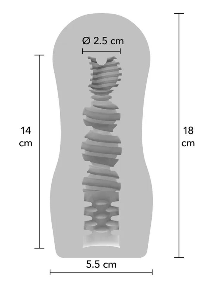 ToyJoy Clear Grip Vacuum Stroker - Stroker 0