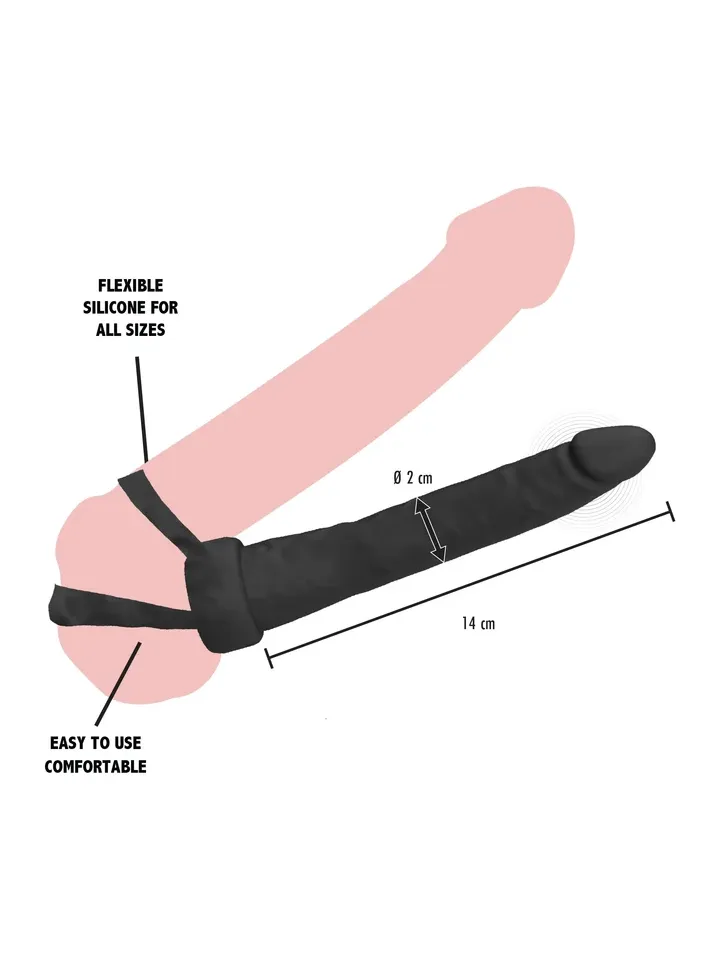Vibrating Double Trouble Anal Penetrator - Dubbelpenetration 0
