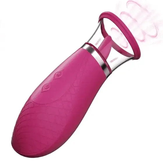 Scioness Suction & Clitoral Licking Stimulator Green - Klitoris och vagina pump 0
