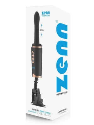 Handsfree Thrusting Power Fucking - Dildo med vibrator 0