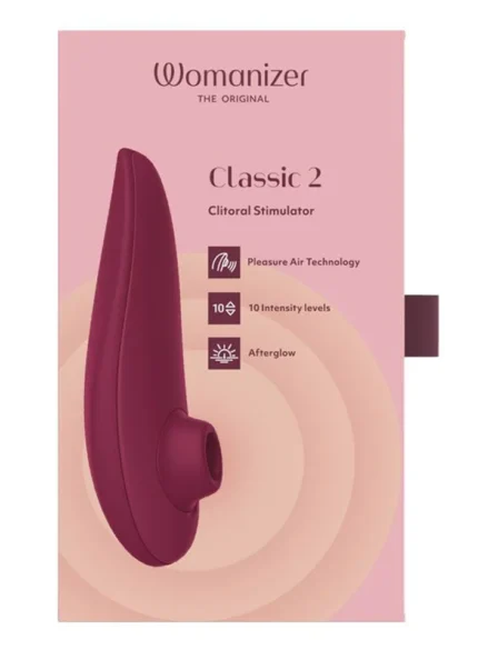 Womanizer Classic 2 Bordeaux - Lufttrycksvibrator 0