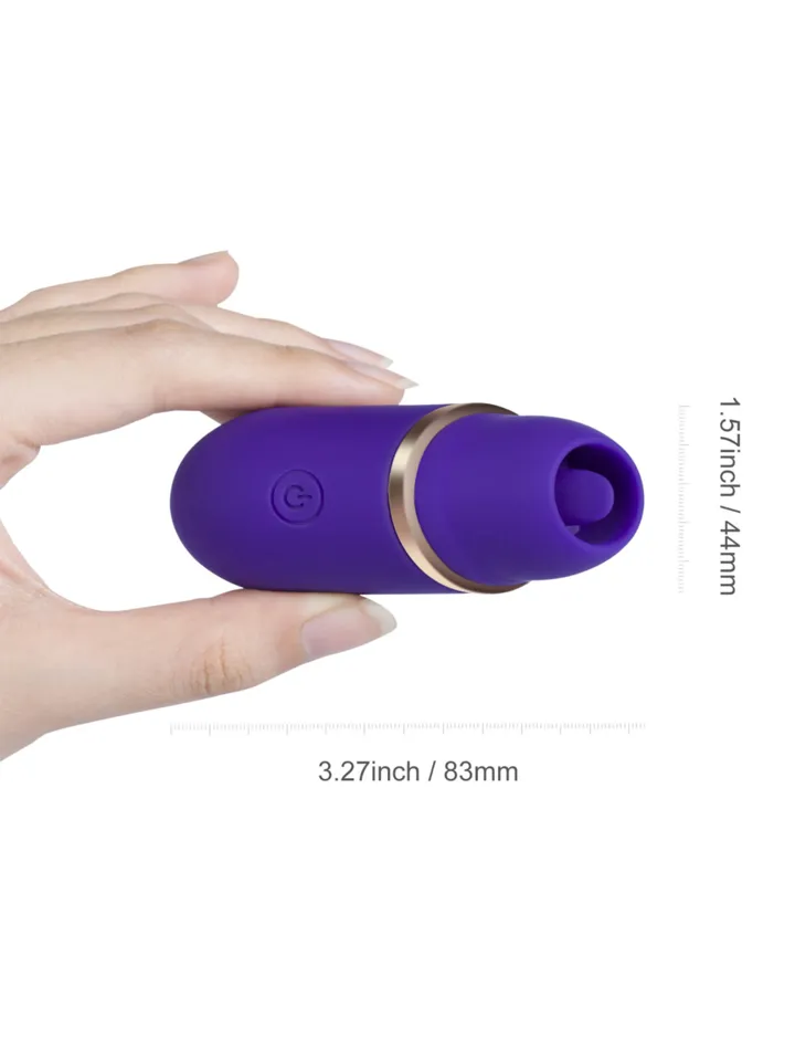 Abby Mini Clit Licking Vibrator Tongue - Klitorisstimulator 0