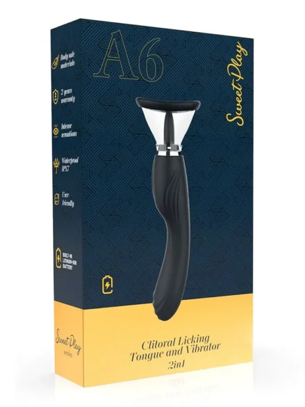 Clitoral Licking Pump With G-Spot Vibrator - Vibrator 0