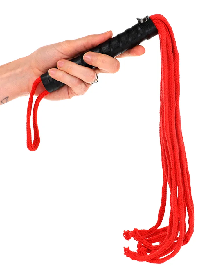 Red Rope Whip 56 cm - Flogger 0