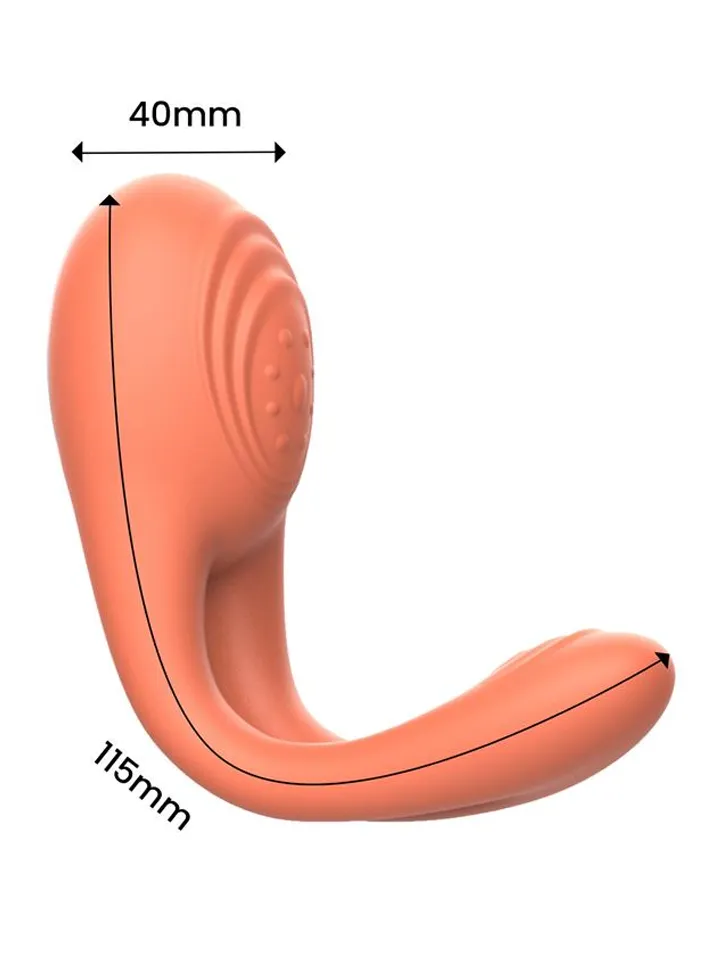 Lovit Vibrating Couple Toy Flexible With Remote - Parvibrator 0