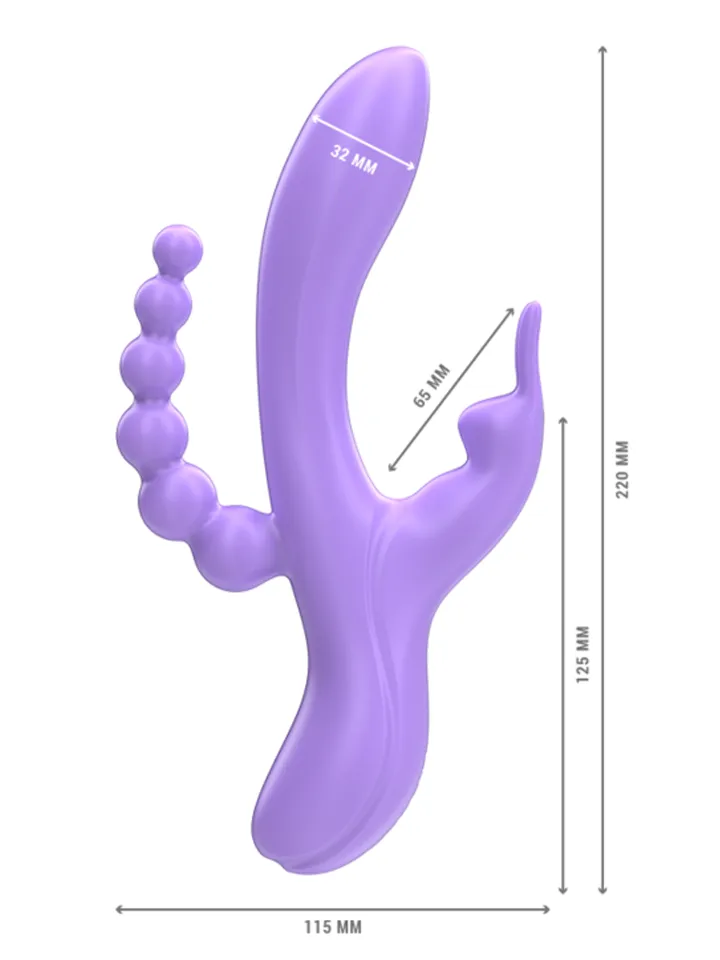 Intense Miko Triple Vibrator Rabbit & Stimulator & Anal - Rabbitvibrator 0