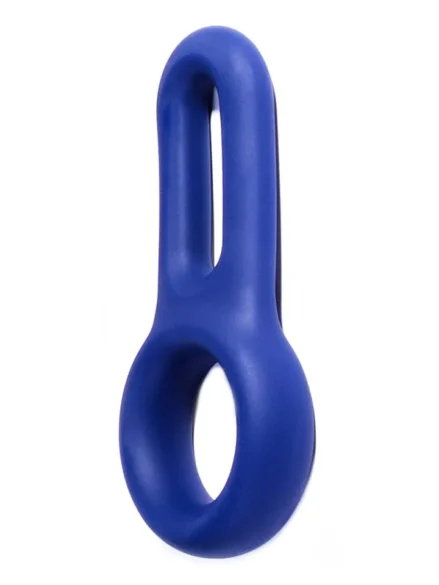 Macho Armor Silicone Cock & Ball Ring Blue - Penis & pungring 0
