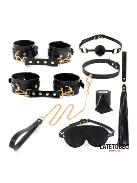 8-pcs Bondage Kit With Storage Bag - Bondage paket 0