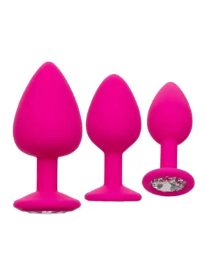 Cheeky Gems Anal Training Kit Pink - Analpluggar paket 0