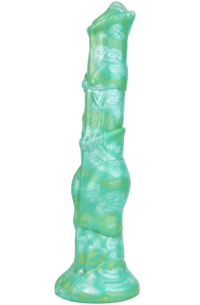 Dragonfire Dildo Green 30,5 cm - Dragon dildo 0