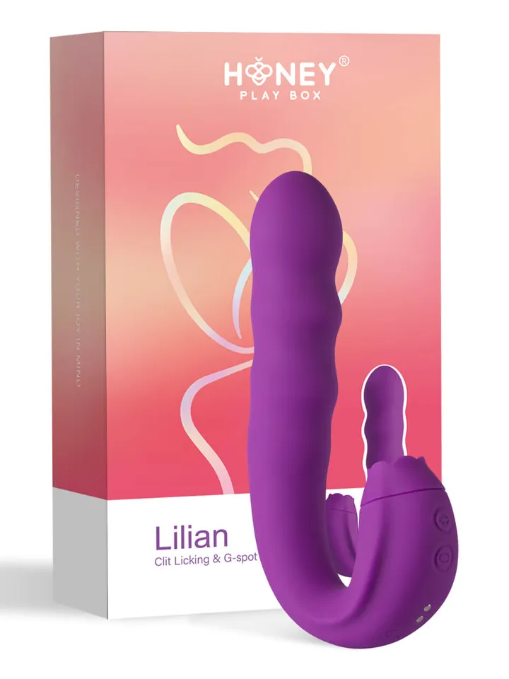 Lilian G-Spot Vibrating Tongue & Rotating Head - G-punktsvibrator 0