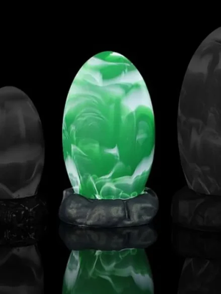 Emerald Egg Plug 15,5 cm - XL Buttplug 0