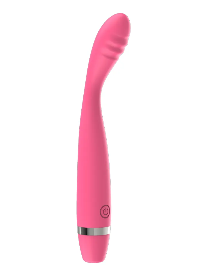 Silicone G-Spot Massager Pink - G-punktsvibrator 0