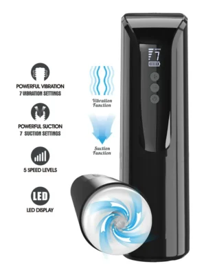 Larissa Suction & Vibration Masturbator - Automatisk Masturbator 0