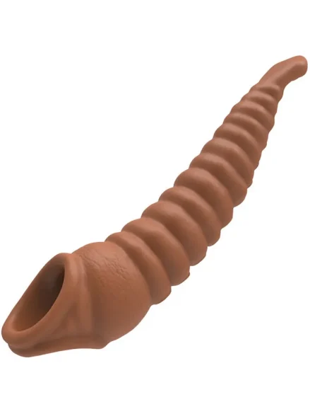 Tentik Vibrating Penis Sleeve 22 cm - Penisförlängare/Sleeve med vibrator 0