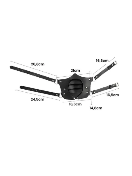 Punk Style Adjustable Mask - BDSM mask 0