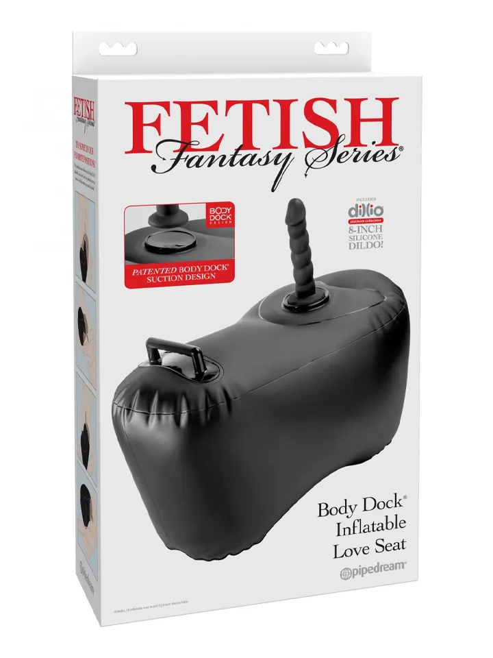 Fetish Fantasy Body Dock Inflatable Love Seat - Sexkudde och dildo 0