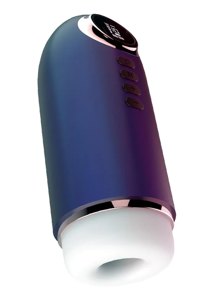 Hueman Blast Off Masturbator - Masturbator med vibration 0