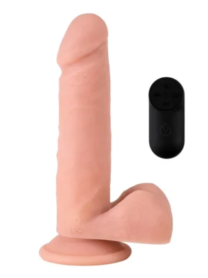 Vibrating Dildo With Remote 21 cm - Dildo med vibrator 0