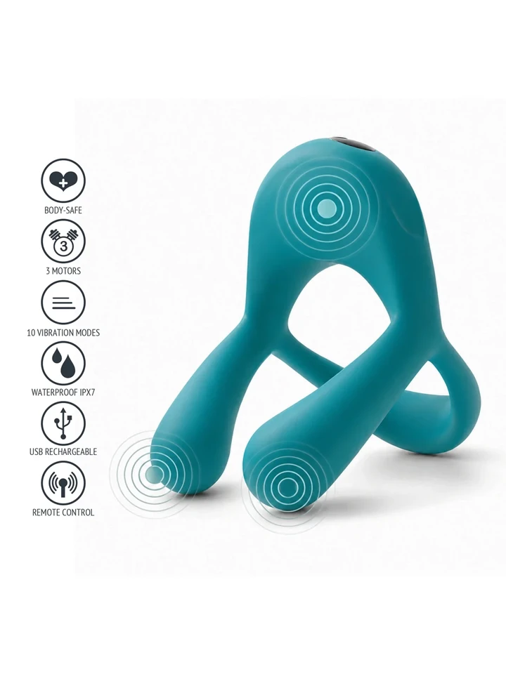 XOCOON Bond Vibrating Couples Ring + Remote - Parvibrator 0