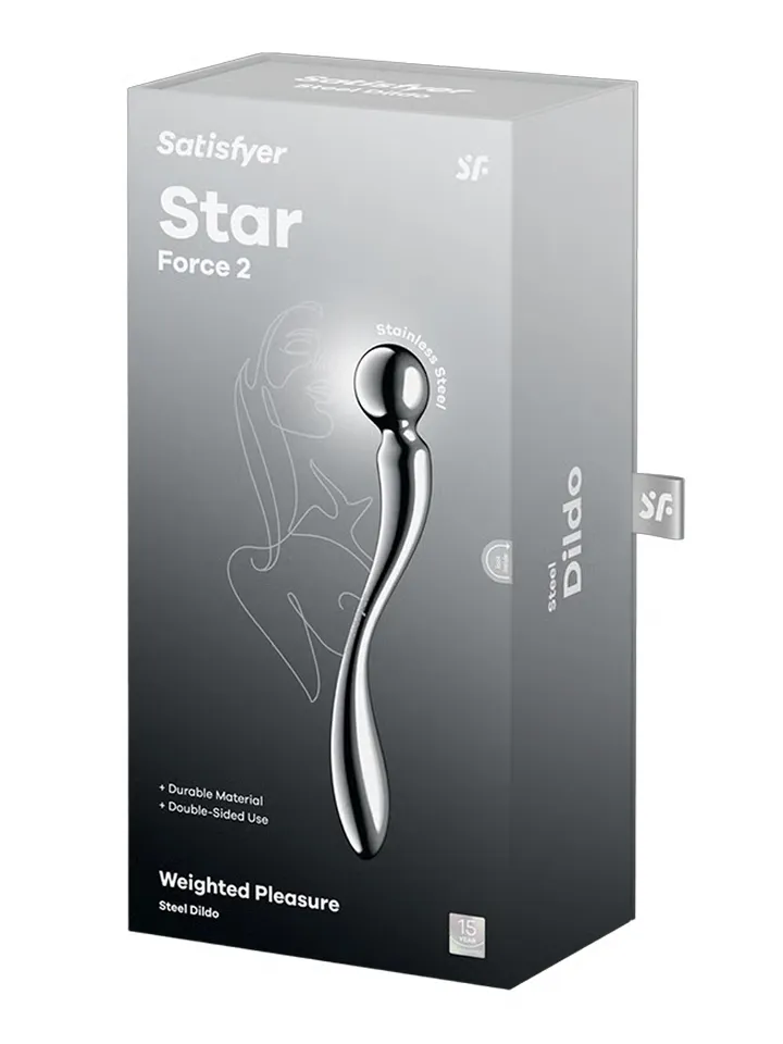 Satisfyer Star Force 2 - Ståldildo 0