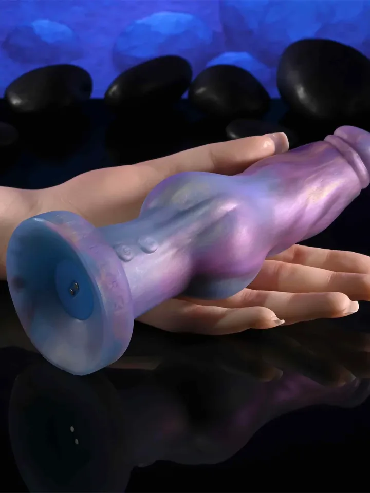 Imaginary Friend Girthy Vibtrating Dildo - Dragon dildo 0