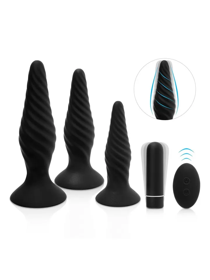 Idris Vibrating Anal Plug Set | Uncategorized | Intimast