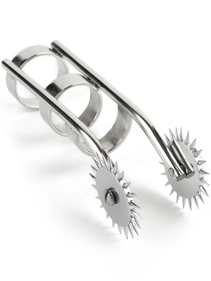 Mr Steel Double Finger Pinwheel - Wartenberg hjul 0