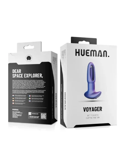 Voyager Vibrating Butt Plug With Tapping - Analplugg med vibrator 0