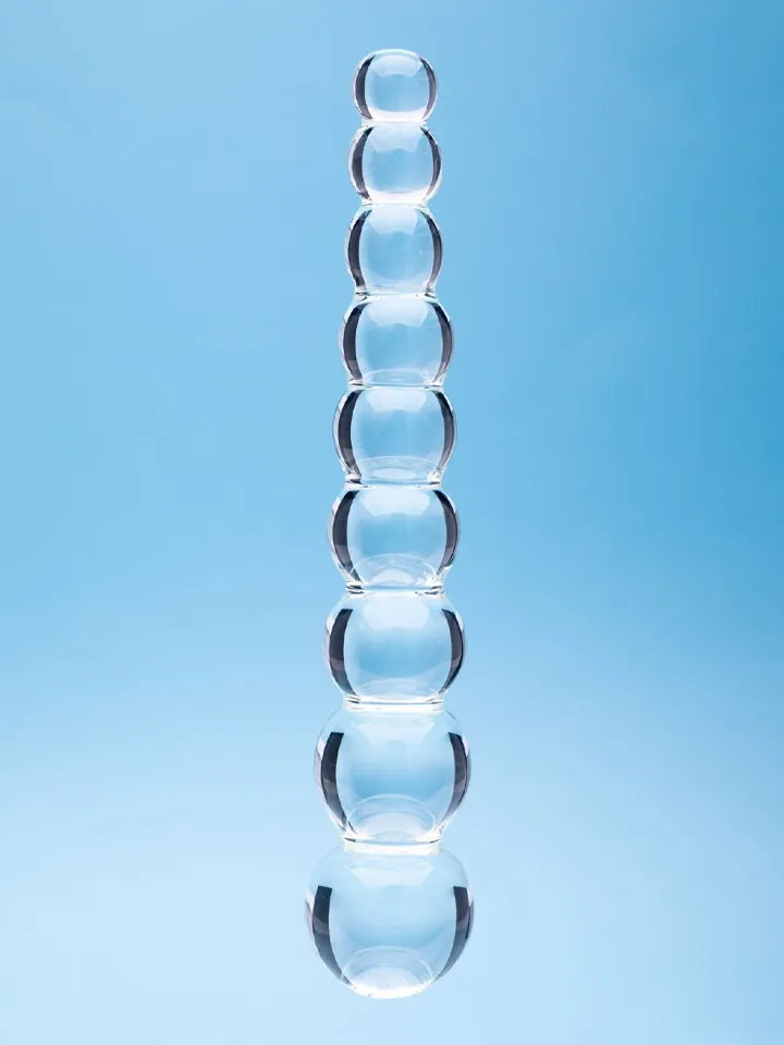 Clarity Elysian Pearls Glass Dildo - Glasdildo 0
