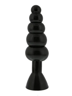 Bendable Butt Rattler Plug Black 20 cm - XL Buttplug 0