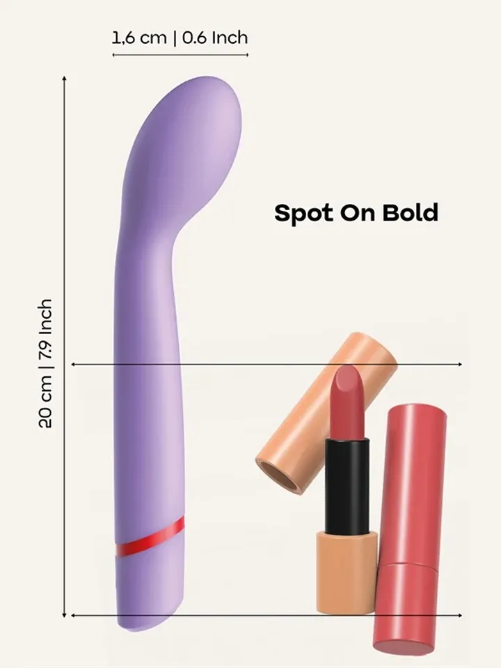 Spot On Bold G-spot Vibrator - G-punktsvibrator 0