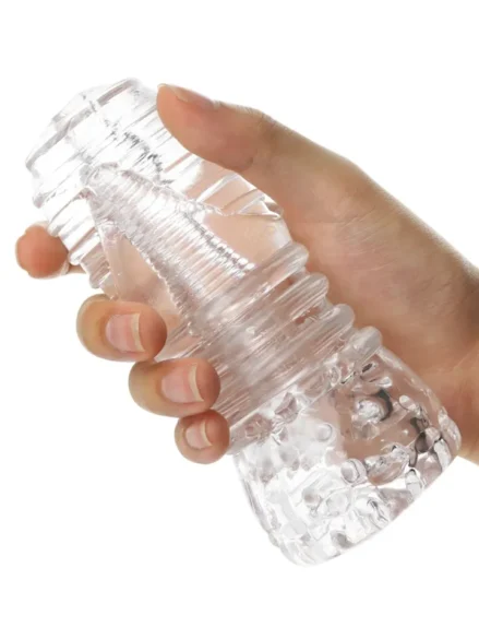 Ice Girl Clear Conical Masturbator - Stroker 0