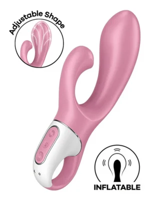 Satisfyer Air Pump Bunny 2 Light Red - Rabbitvibrator 0