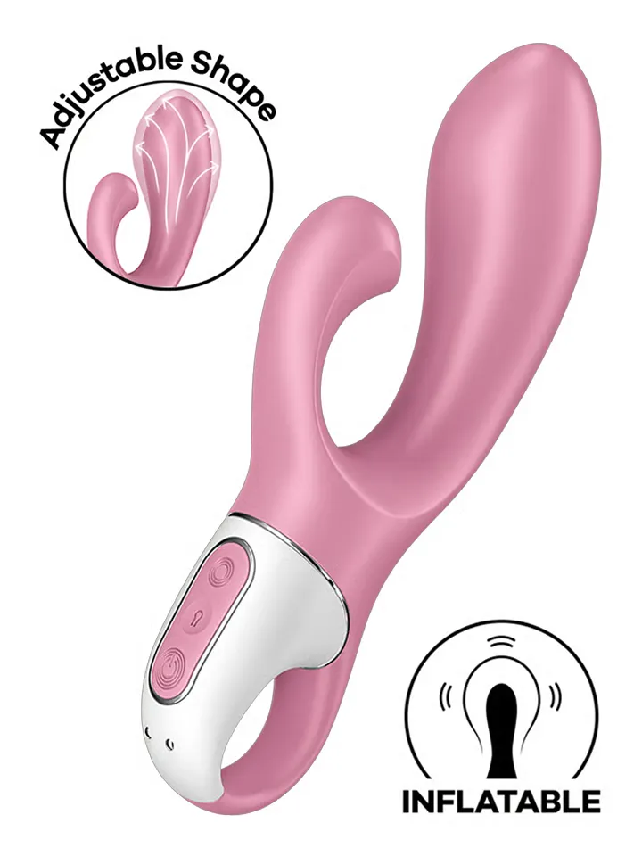 Satisfyer Air Pump Bunny 2 Light Red - Rabbitvibrator 0
