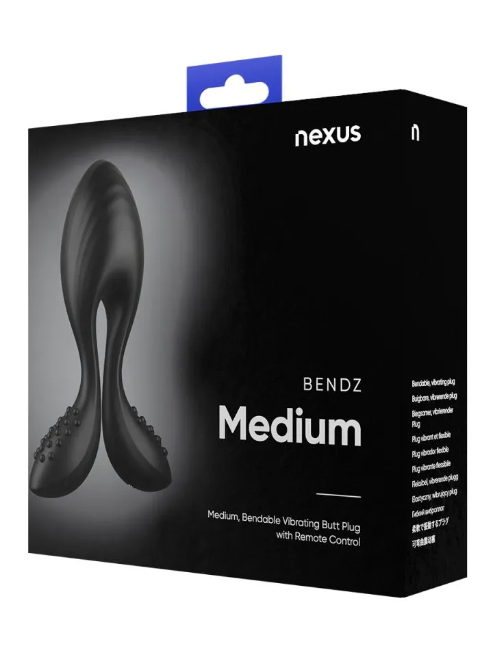 Nexus Bendz Adjustable Butt Plug Medium - Analplugg med vibrator 0