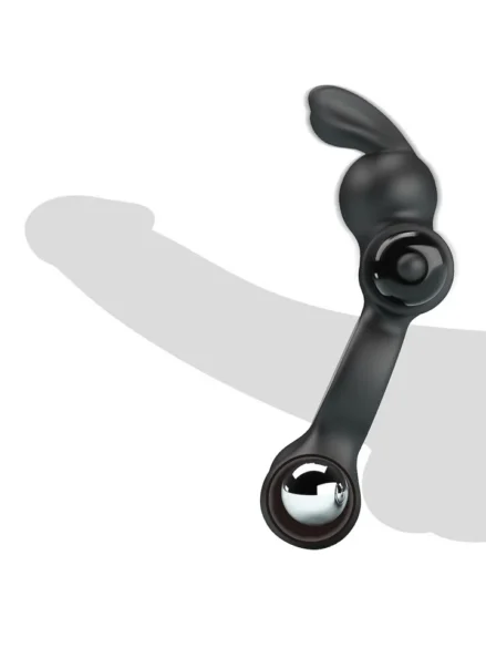 Vibrating Penis Ring With Steel Balls - Penisring med vibrator 0