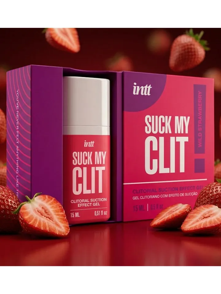 Intt Suck My Clit Gel Wild Strawberry 15ml - Lusthöjande gel 0