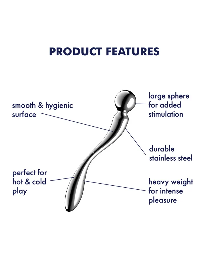 Satisfyer Star Force 2 - Ståldildo 0