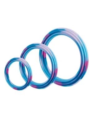 Camo 3in1 Silicone Cock Ring - Penisringar paket 0