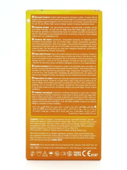 Skins Banana Condoms 8-pack - Kondomer 0