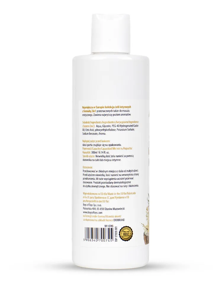 Intim & Massage Lubricant Malibu 300 ml - Glidmedel & Massagelotion 0