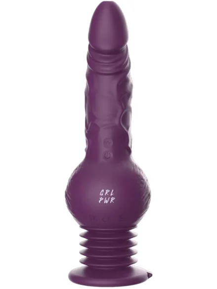 Grlpwr Drillme Thrusting Dildo Vibrator - Dildo med vibrator 0